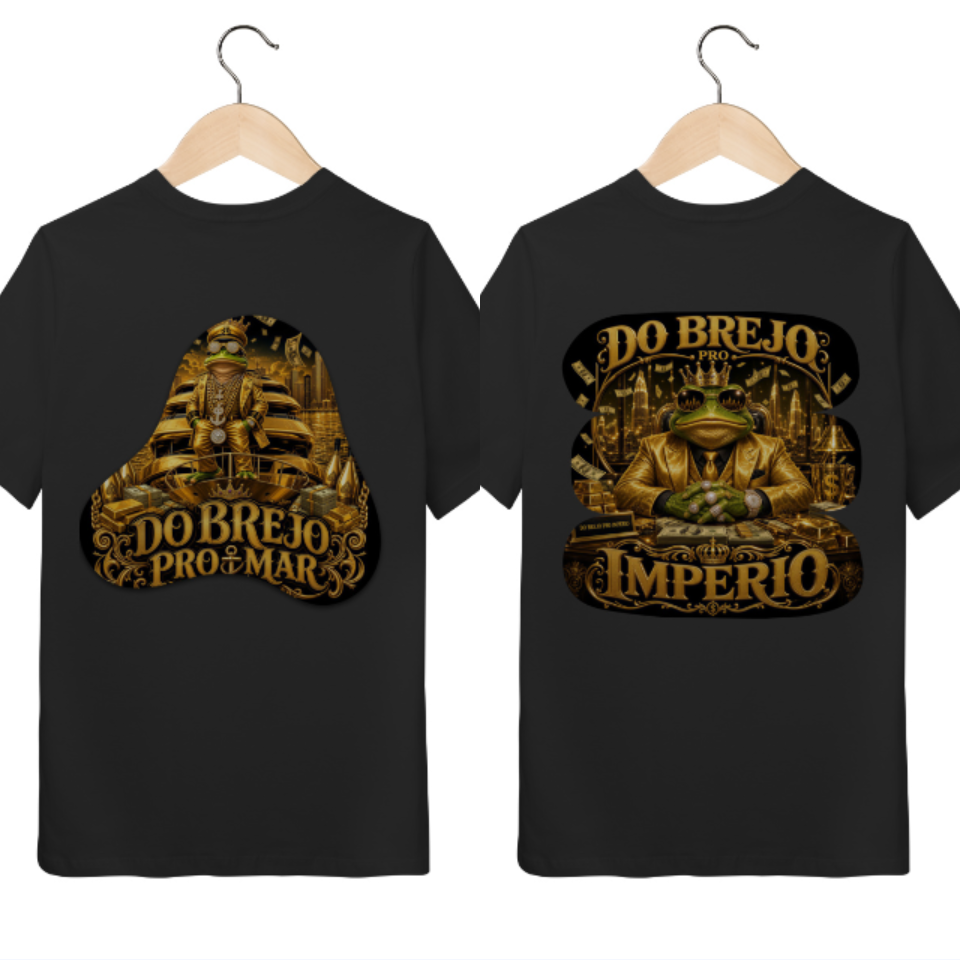 2 CamisetaS T-Shirt Quality Infantil DO BREJO M3 e M4 - 10 a 14 anos