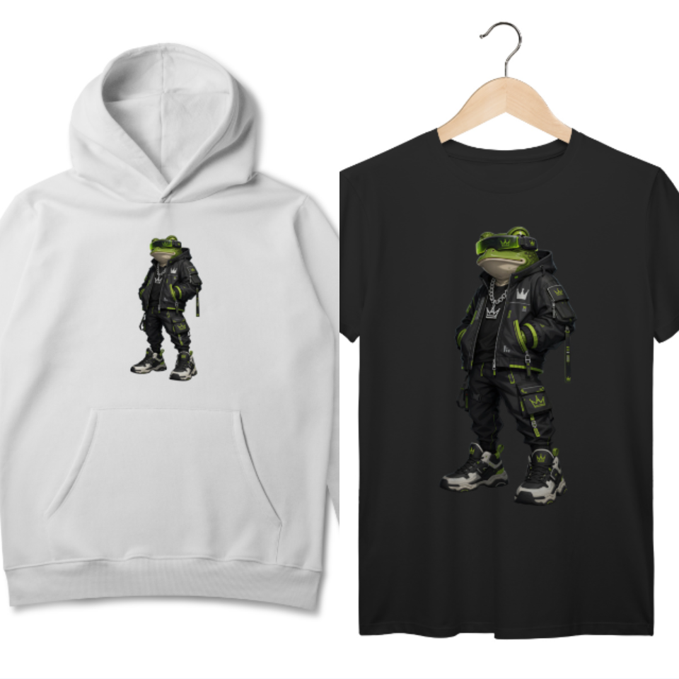 Moletom Prime + Camiseta T-Shirt Prime RICH FROG M1