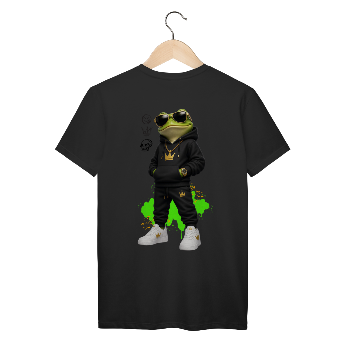 Camiseta ClkerVector T-Shirt PRIME RICH FROG M6 - Sapo Black