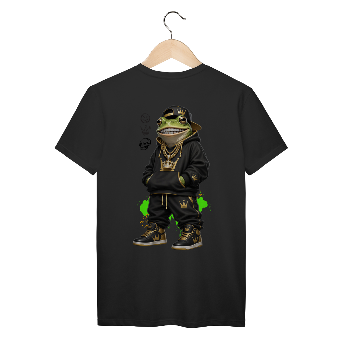 Camiseta ClkerVector T-Shirt PRIME RICH FROG M9 - Sapo Neon