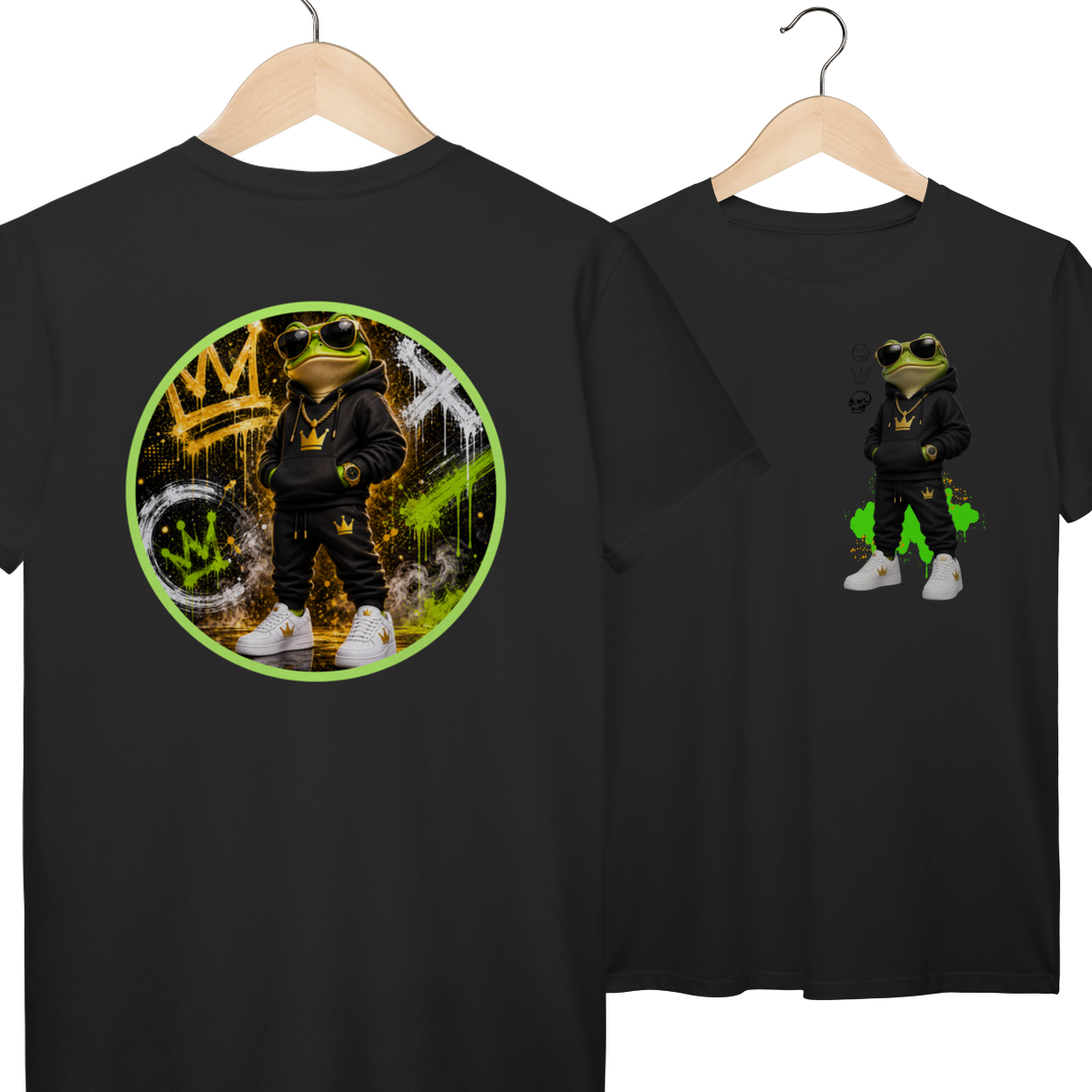 Camiseta T-Shirt PRIME RICH FROG DGM6 - Sapo Black