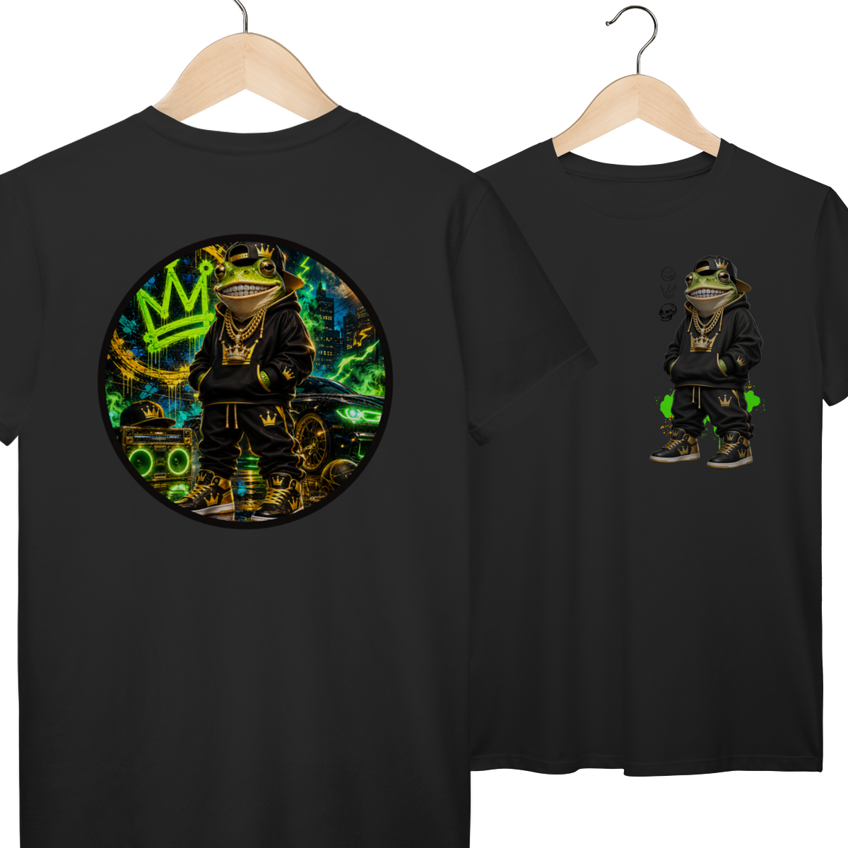Camiseta T-Shirt PRIME RICH FROG DGM9 - Sapo Neon