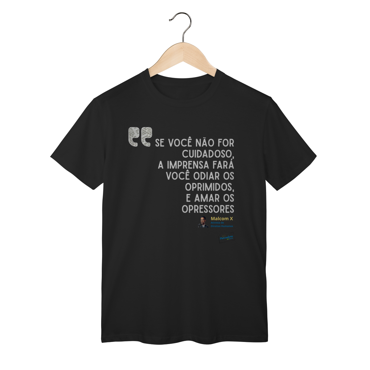 Malcom X - A imprensa tem lado - T-Shirt Classic