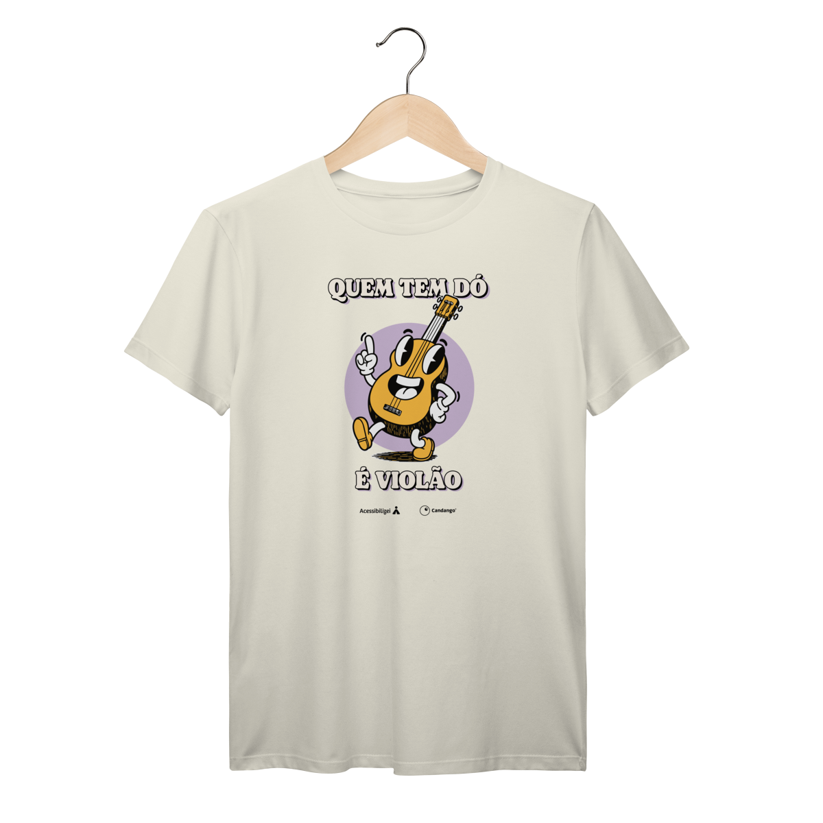 Camiseta Violão [Acessibilizei + Candango]