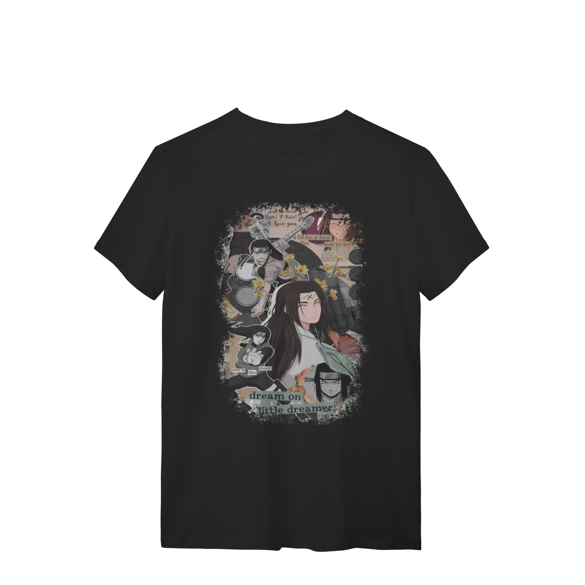 T-shirt Premium Unissex Neji Naruto Shippuden