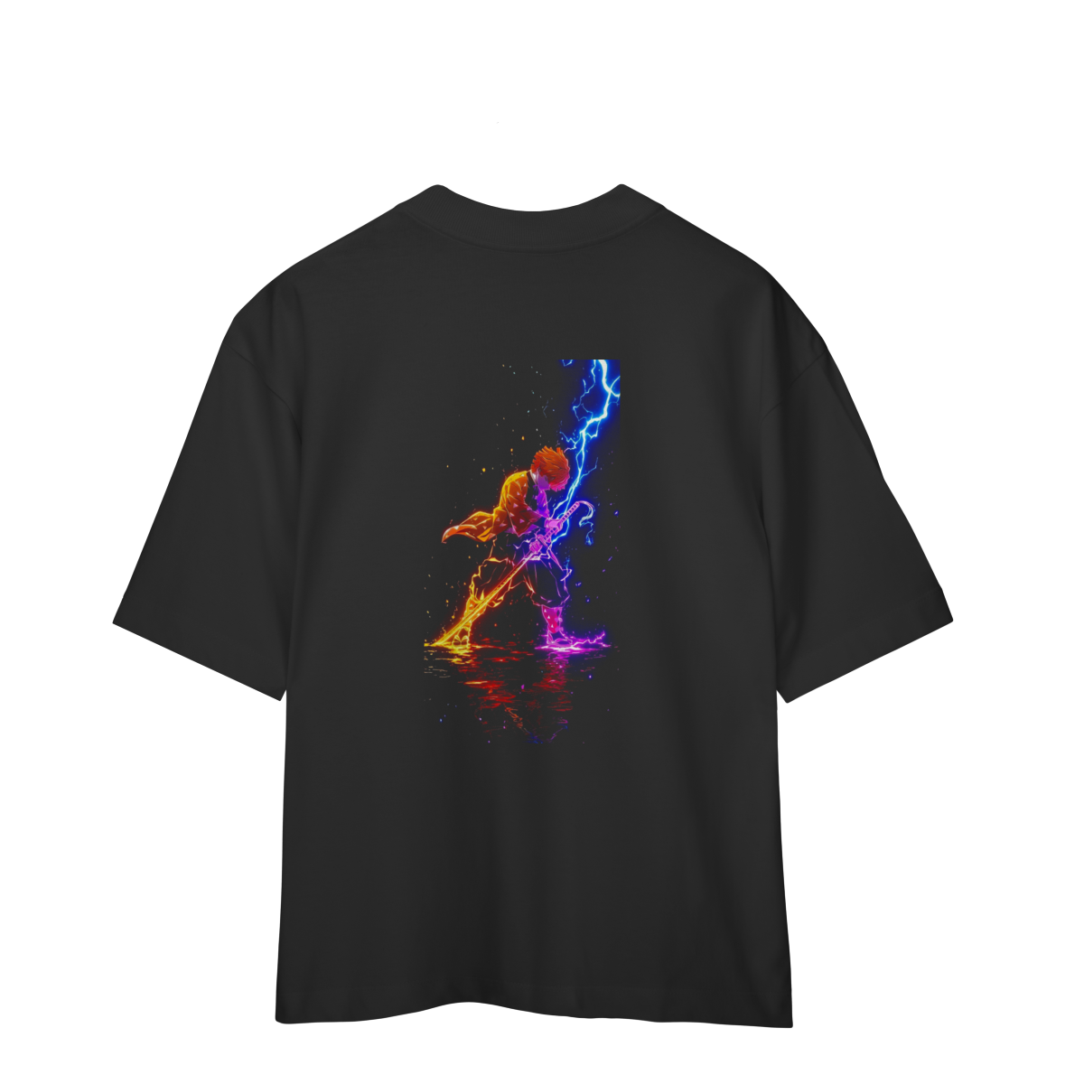 T-shirt Oversized Zenitsu Kimetsu no Yaiba