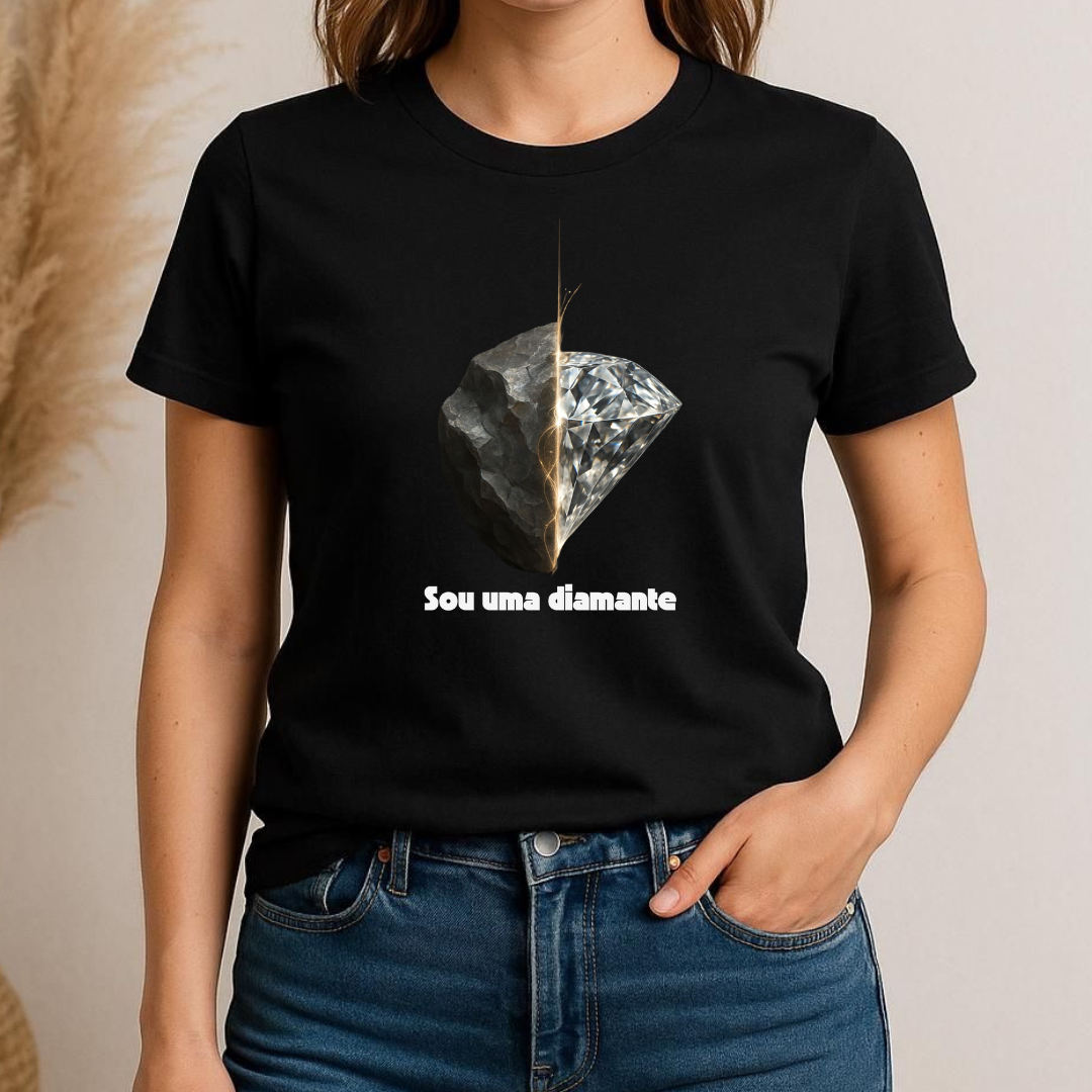T-Shirt Linha Mulheres Diamantes 
