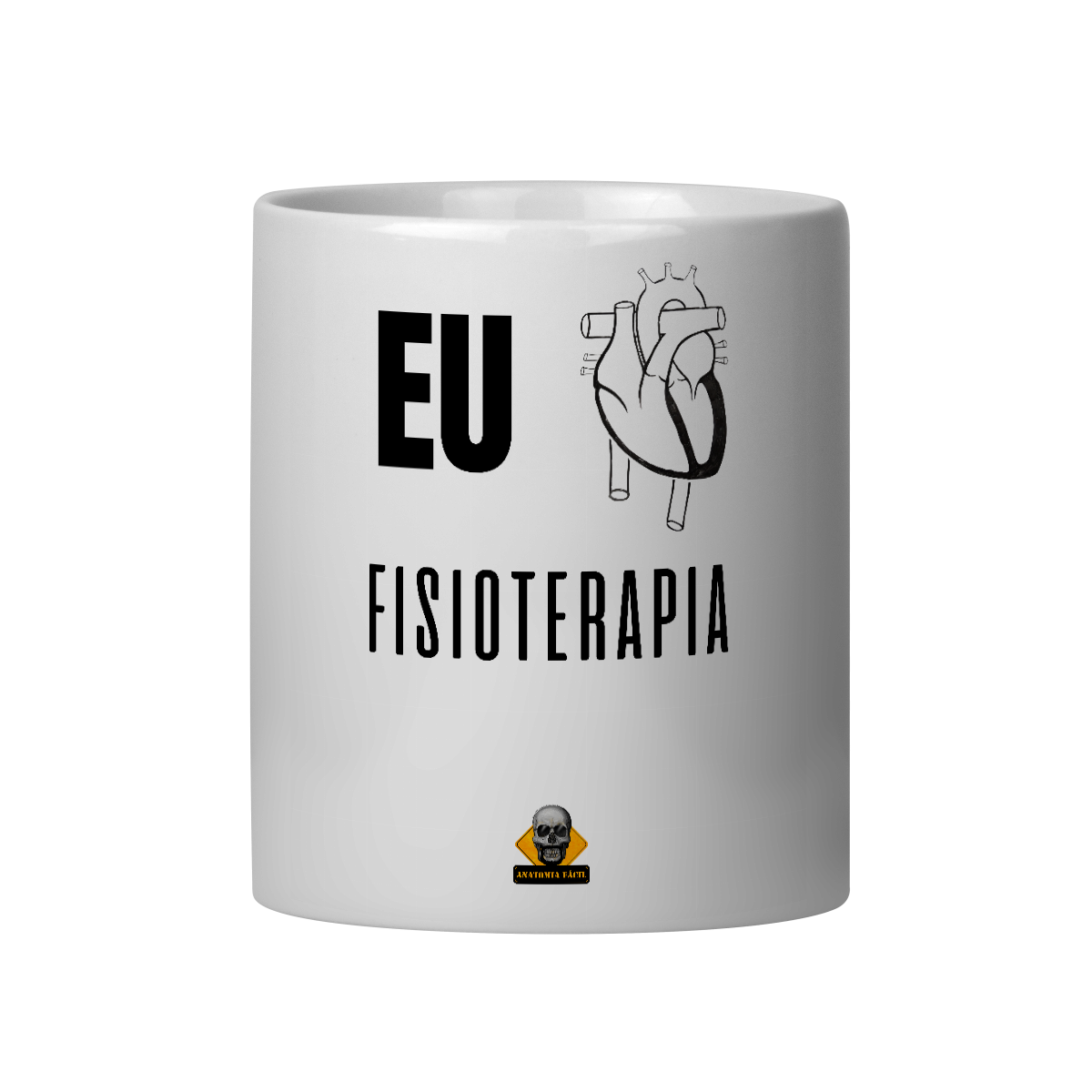 Caneca Eu <3 Fisioterapia