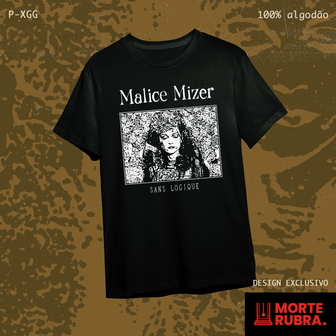 T-Shirt Quality Malice Mizer - Sans Logique em Morte Rubra