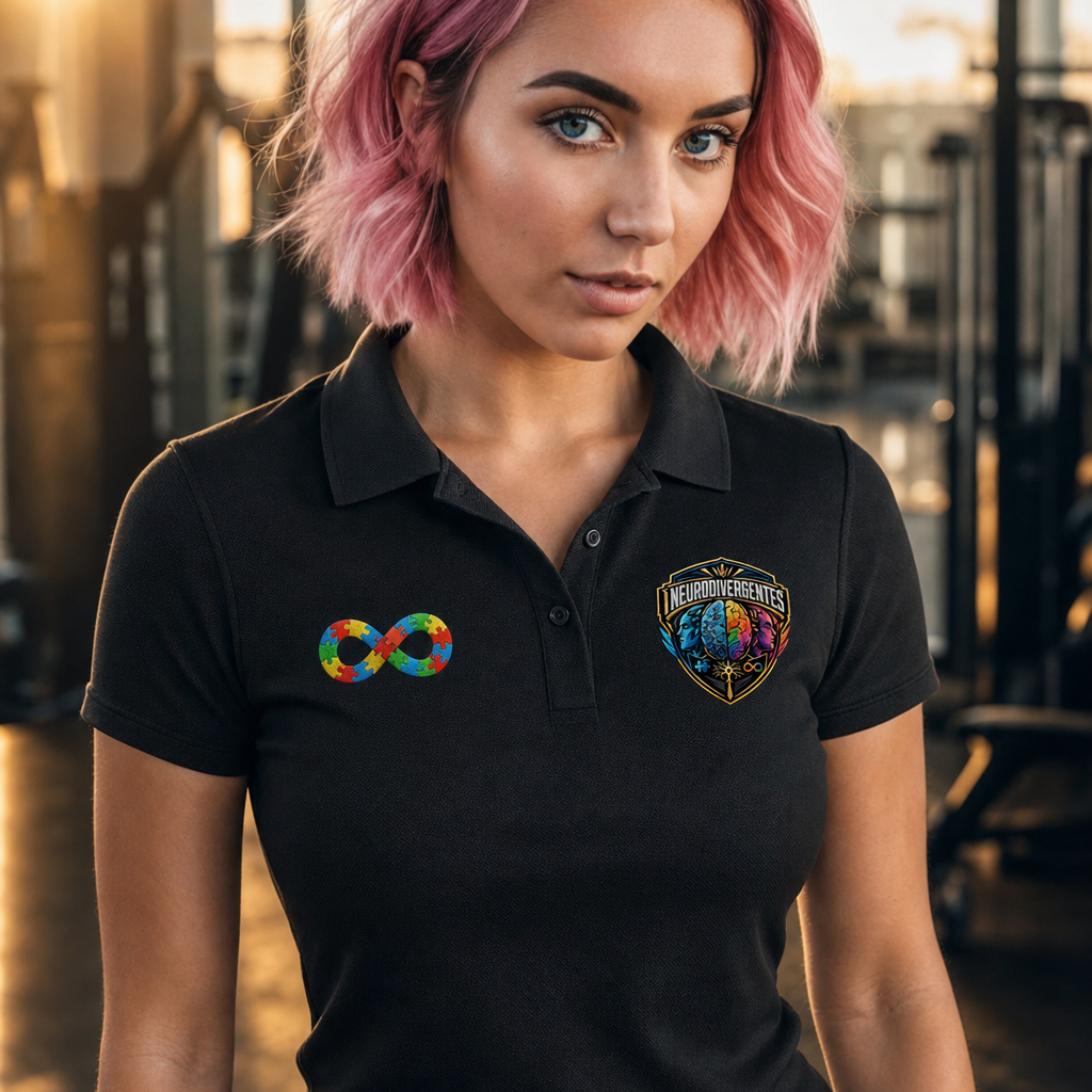 CAMISA CLUB NEURODIVERGENTE - Polo Feminina