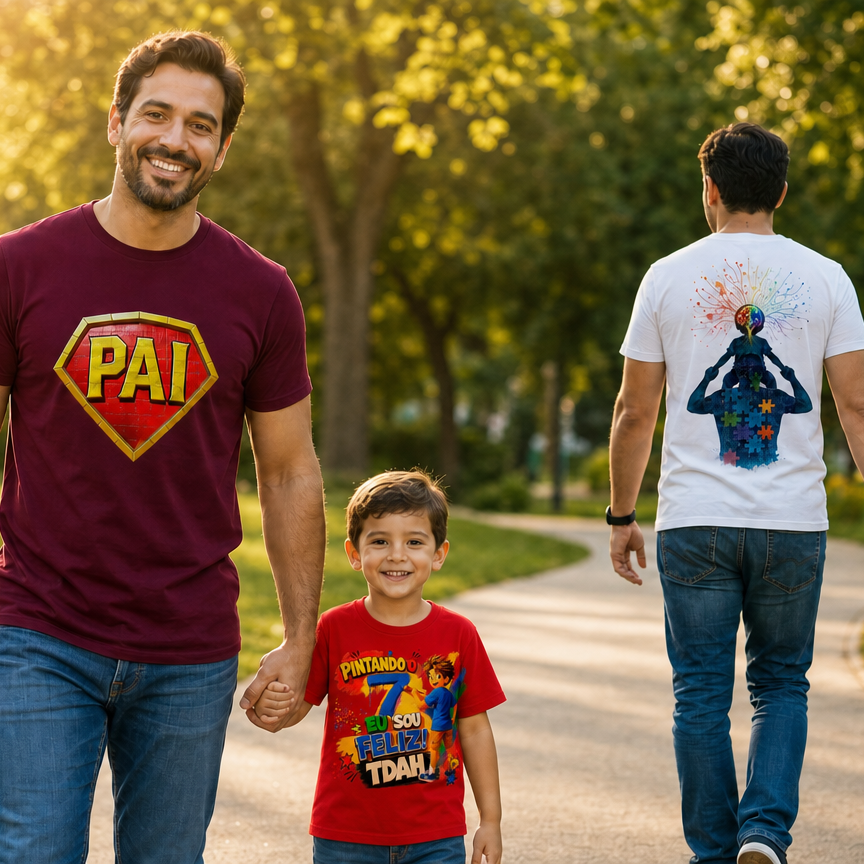 CAMISA T-SHIRT QUALITY | PAI HERÓI™