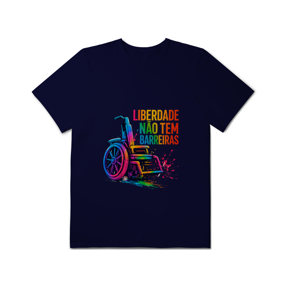 CAMISA T-SHIRT PLUS SIZE | LINHA LIBERDADE VIVA™