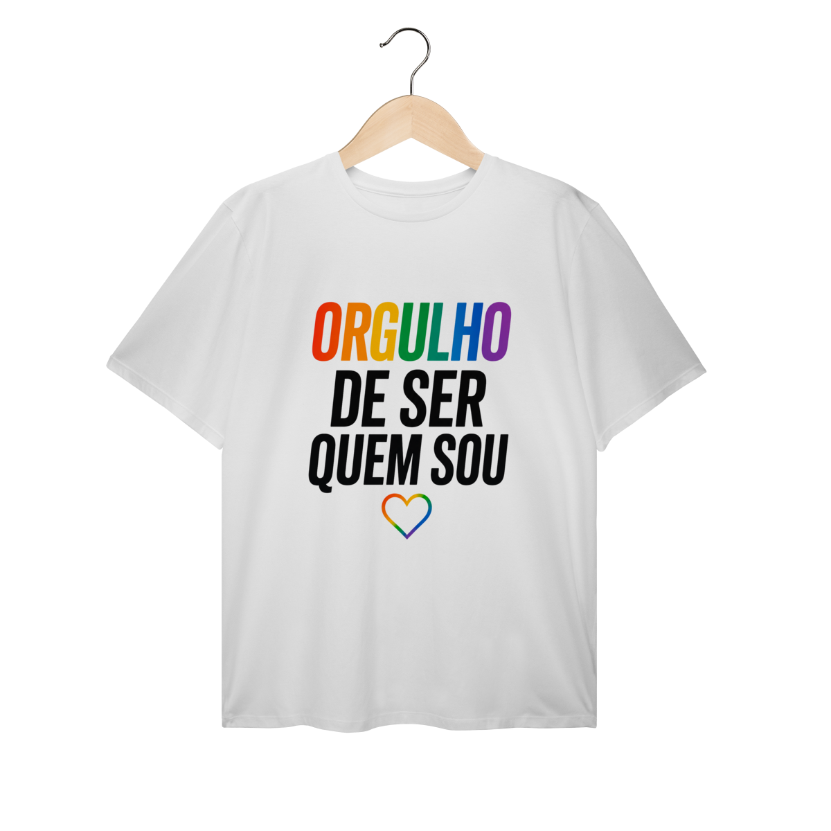 CAMISA T-SHIRT PLUS SIZE | LINHA ORGULHO™