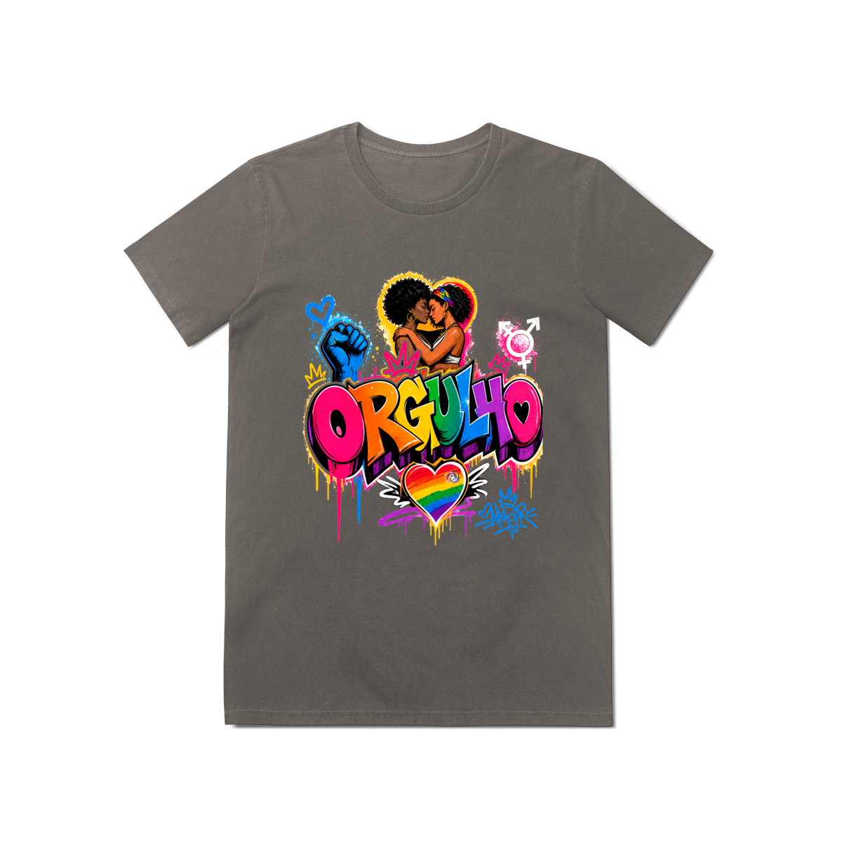 CAMISA BABY LONG ESTONADA ESSÊNCIA DO ORGULHO™