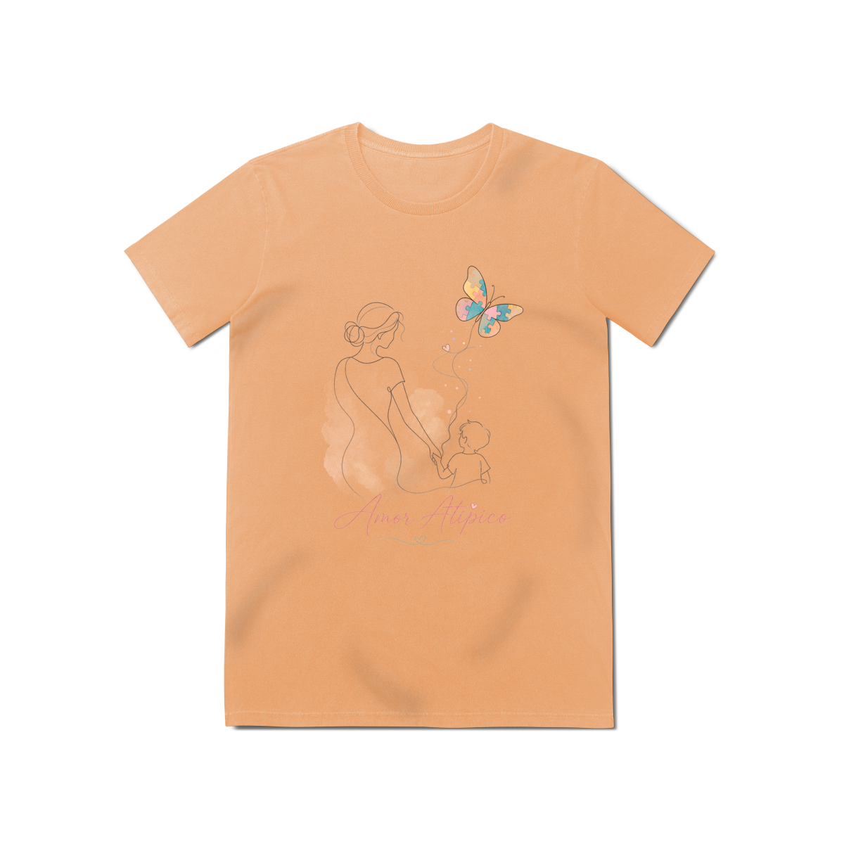 CAMISA BABY LONG ESTONADA | LINHA ESSÊNCIA DE MÃE™