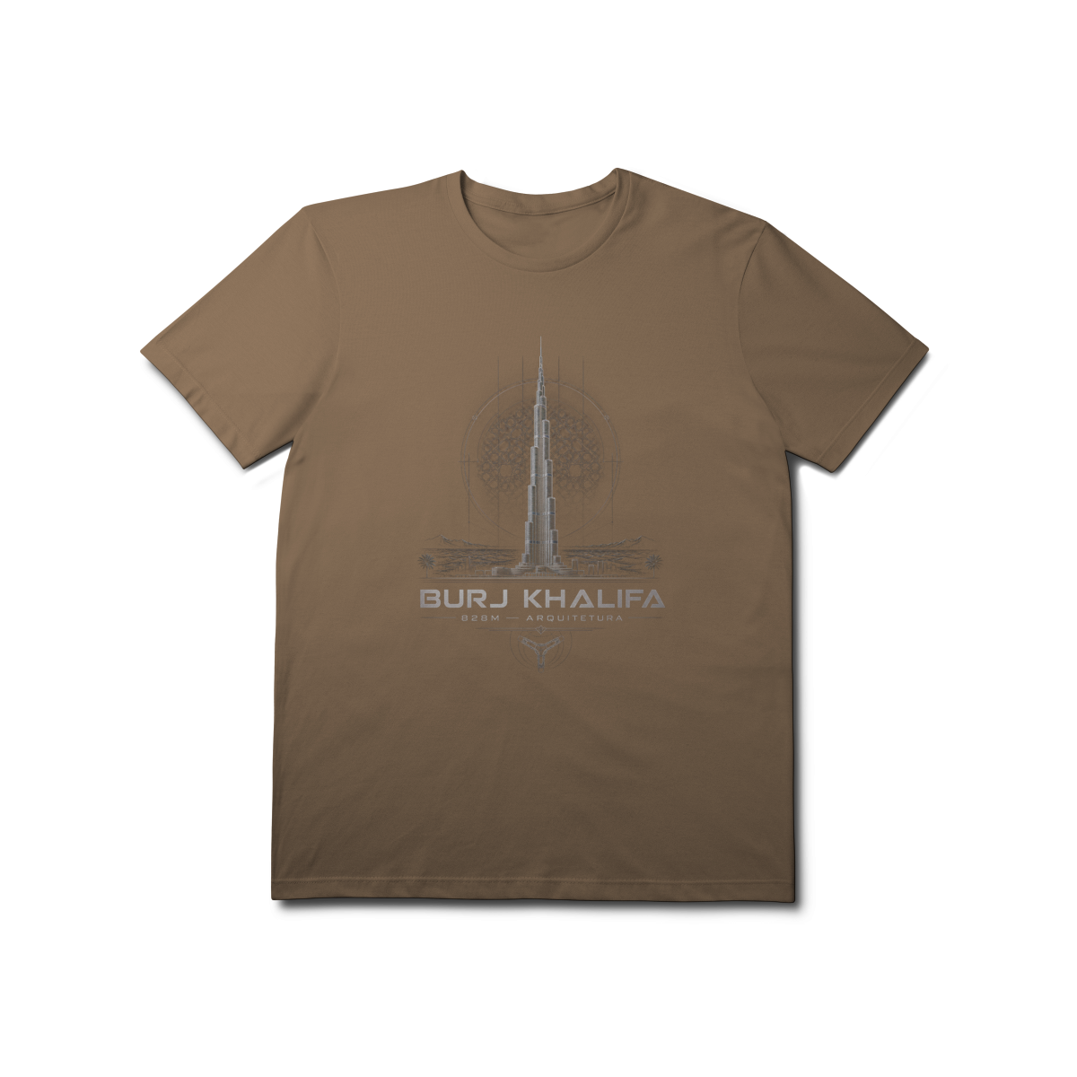 CAMISA T-SHIRT PRIME ARQUITETURA BURJ KHALIFA | LINHA ARQUITETURA E URBANISMO