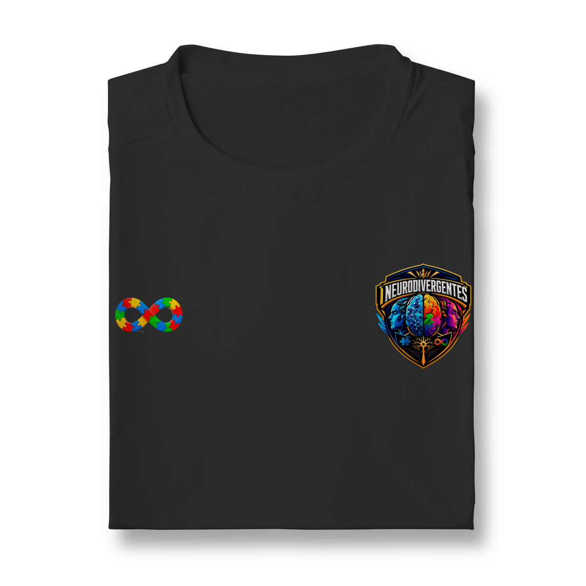 CAMISA MANGA CURTA CLUB NEURODIVERGENTE - Camiseta Sport Dry UV