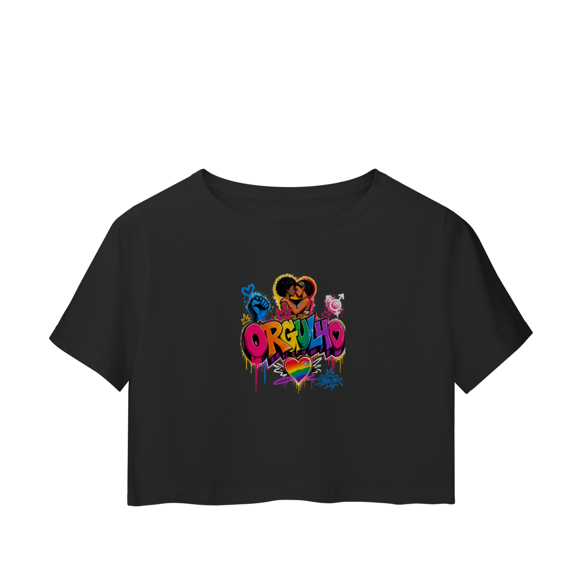 CAMISA CROPPED ESSÊNCIA DO ORGULHO™
