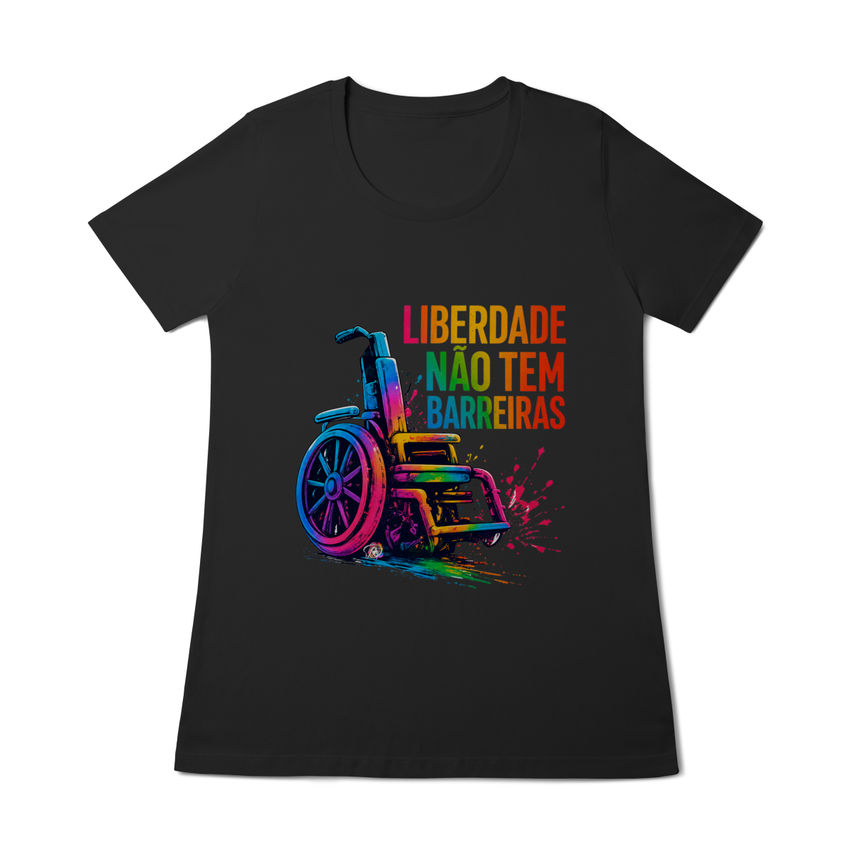 CAMISETA BABY LONG QUALITY | LINHA LIBERDADE VIVA™