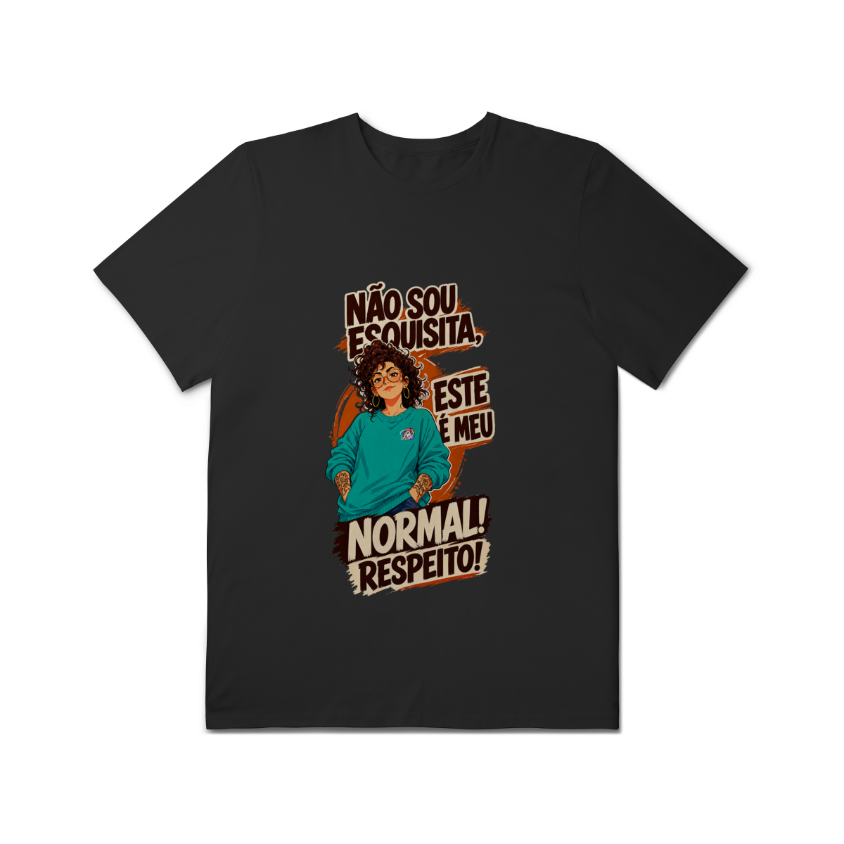 CAMISA T-SHIRT PLUS SIZE IDENTIDADE SEM FILTRO™