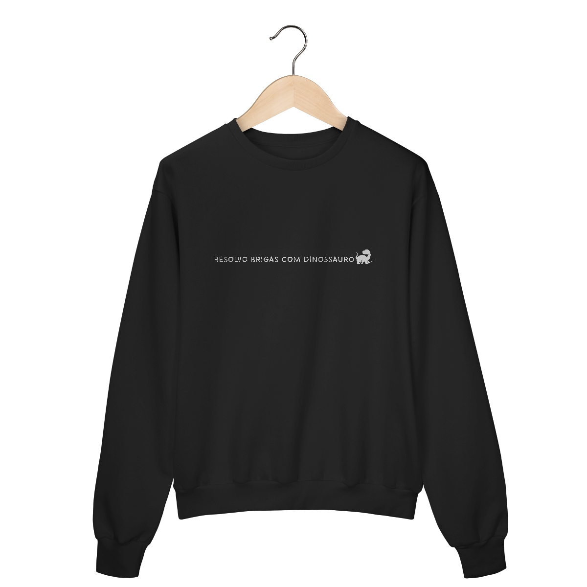 Moletom Prime Fechado Professora infantil Dinossauro