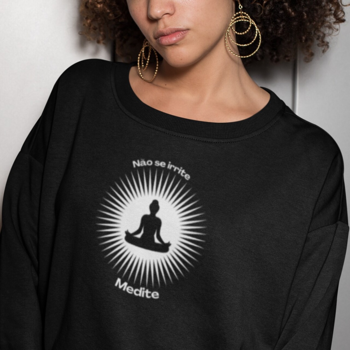Moletom de Yoga Meditação Solar Fechado