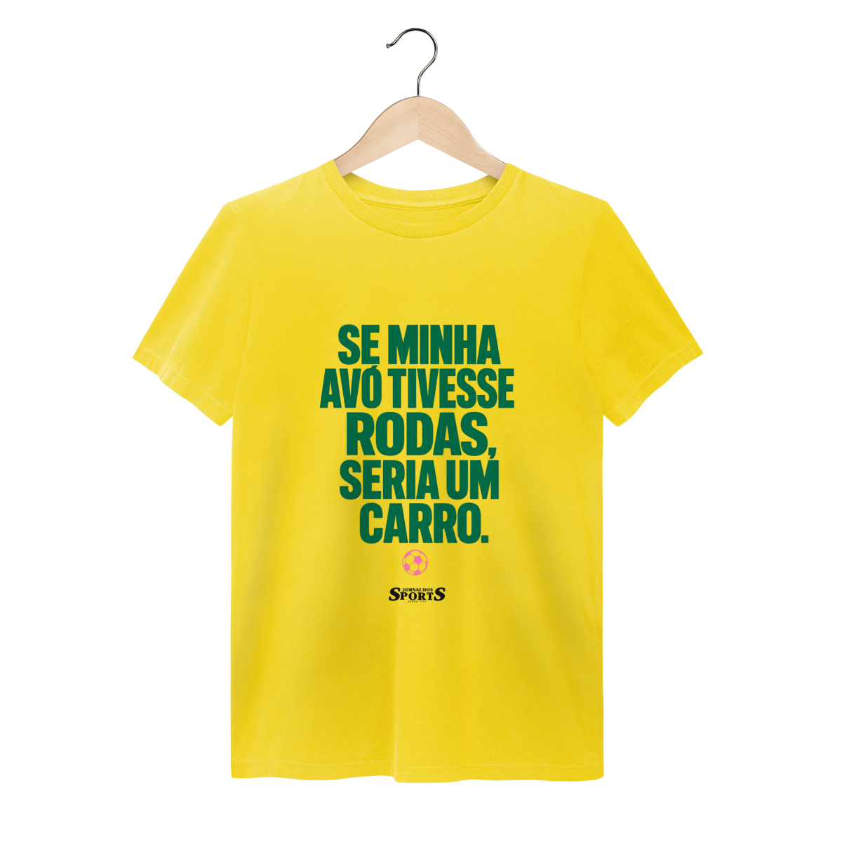 CAMISA JORNAL DOS SPORTS SE MINHA AVÓ TIVESSE RODAS…