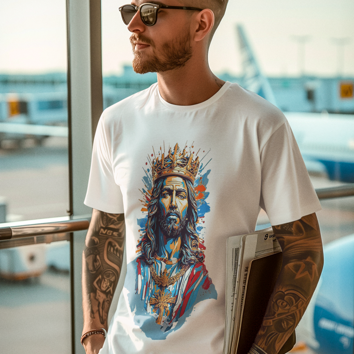 Nome do produto  Camiseta Jesus Fine Art
