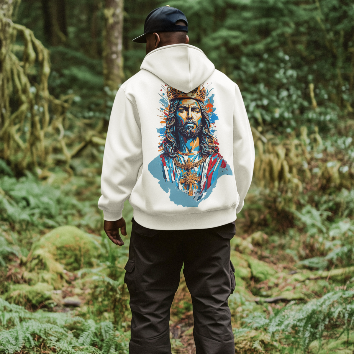 Nome do produto  Moletom Prime Canguru - Jesus FineArt