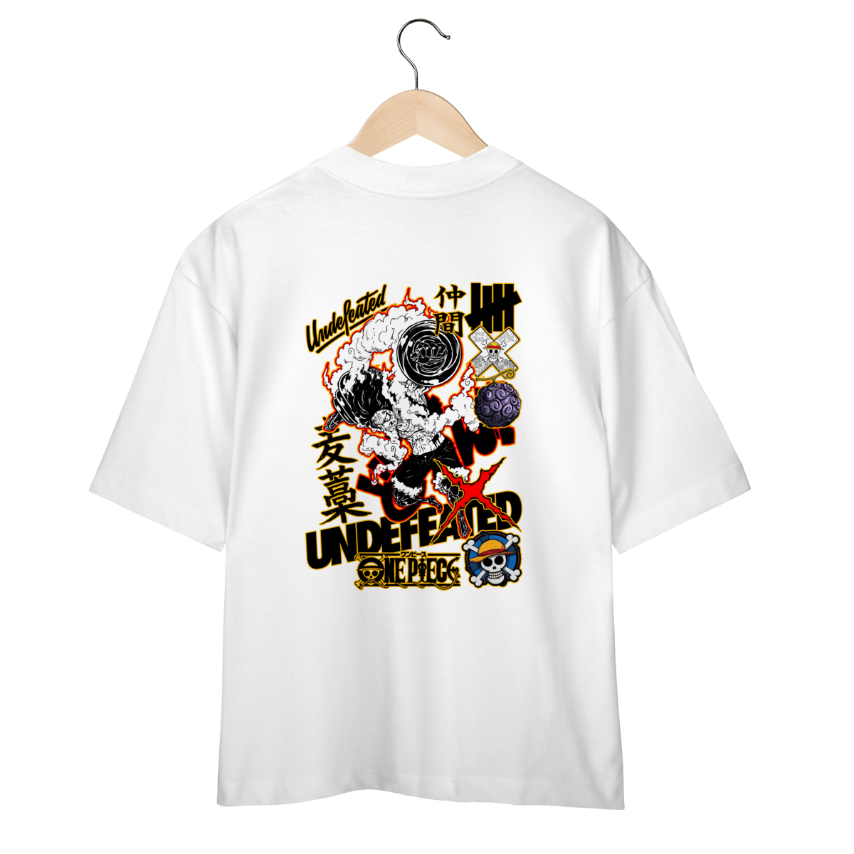 Camiseta Oversized One Piece Undefeated II