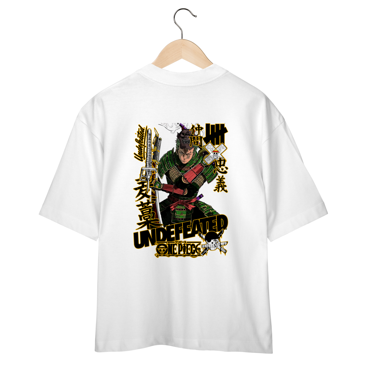 Camiseta Oversized One Piece Undefeated III