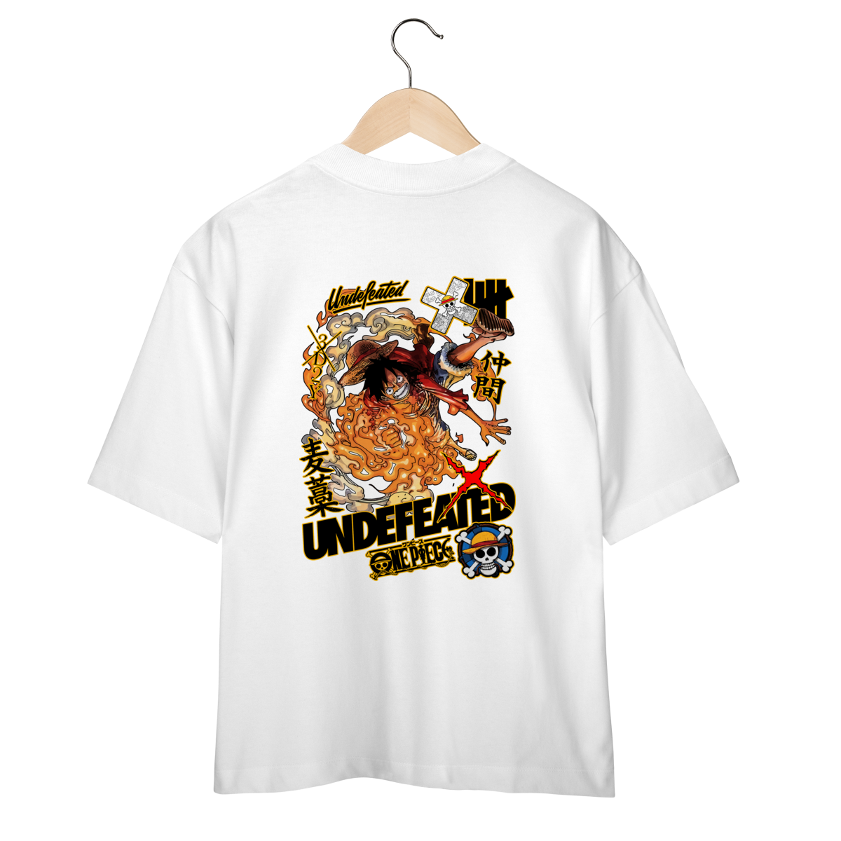 Nome do produto: Camiseta Oversized One Piece Undefeated VIII