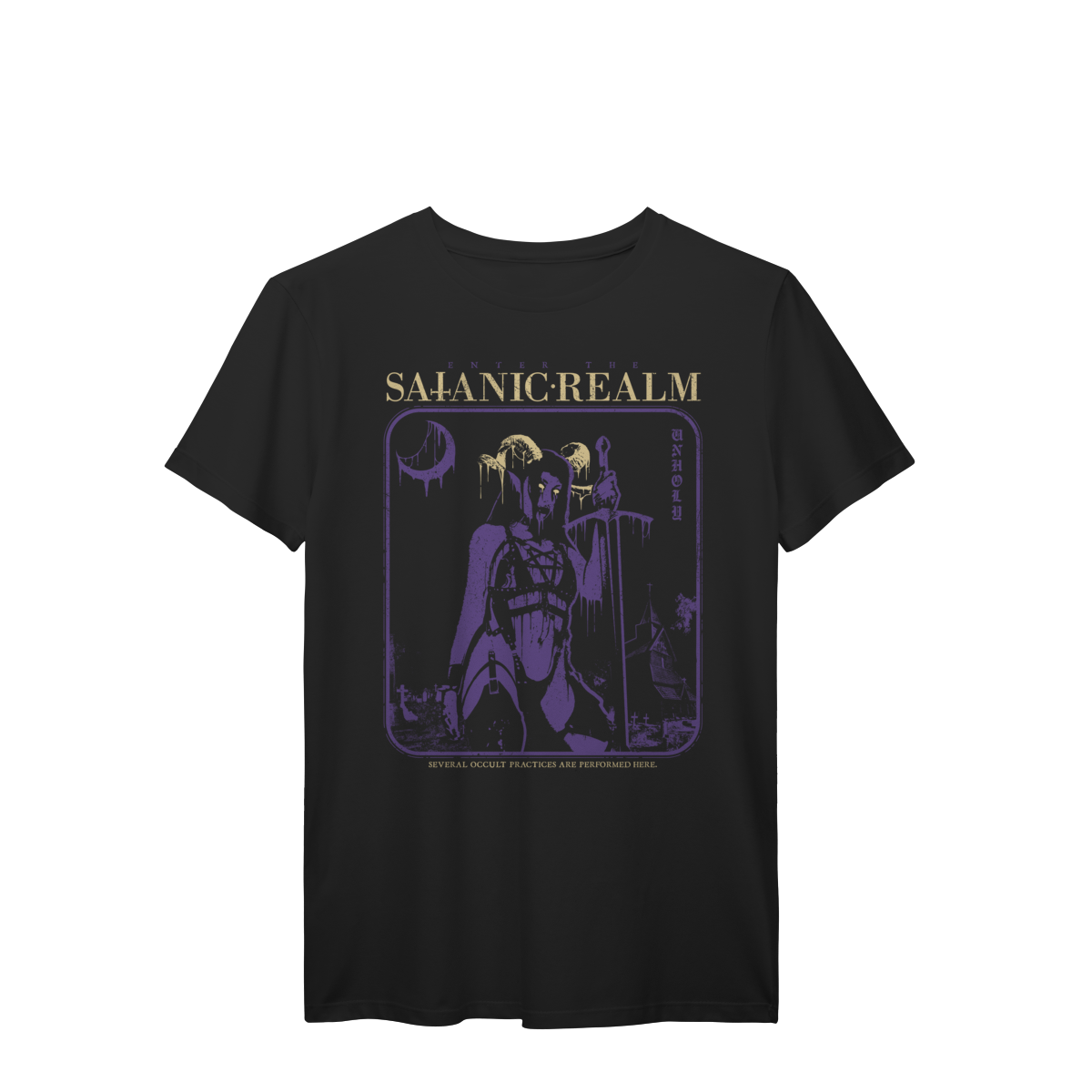 Camiseta Manga Curta SATANIC REALM