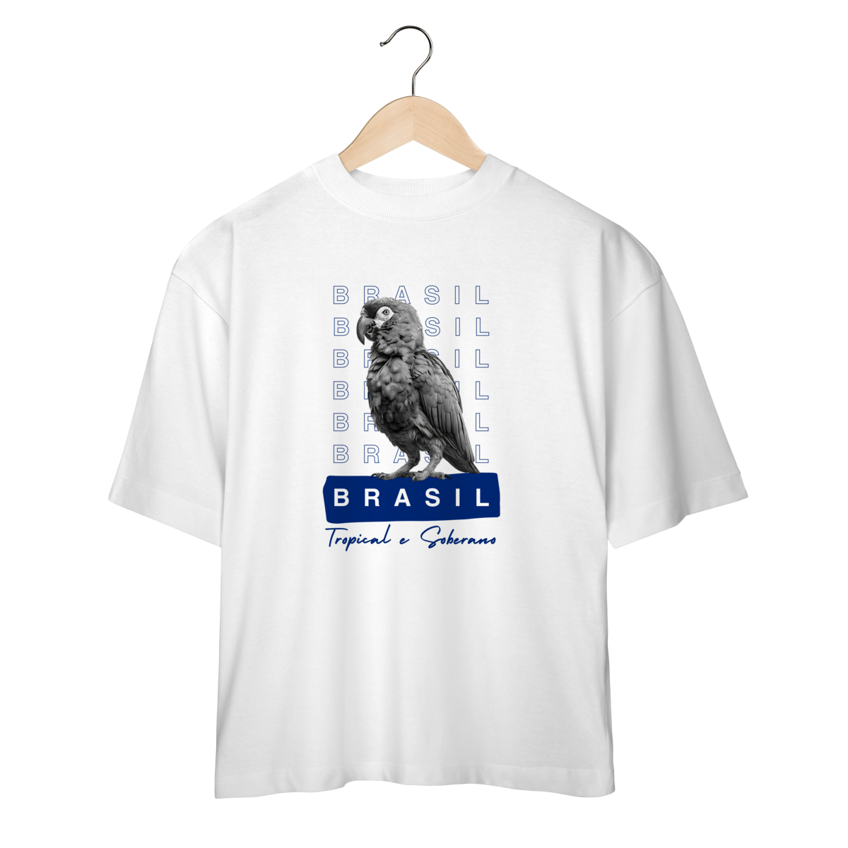 oversized  BRASIL Tropical e Soberano - PAPAGAIO