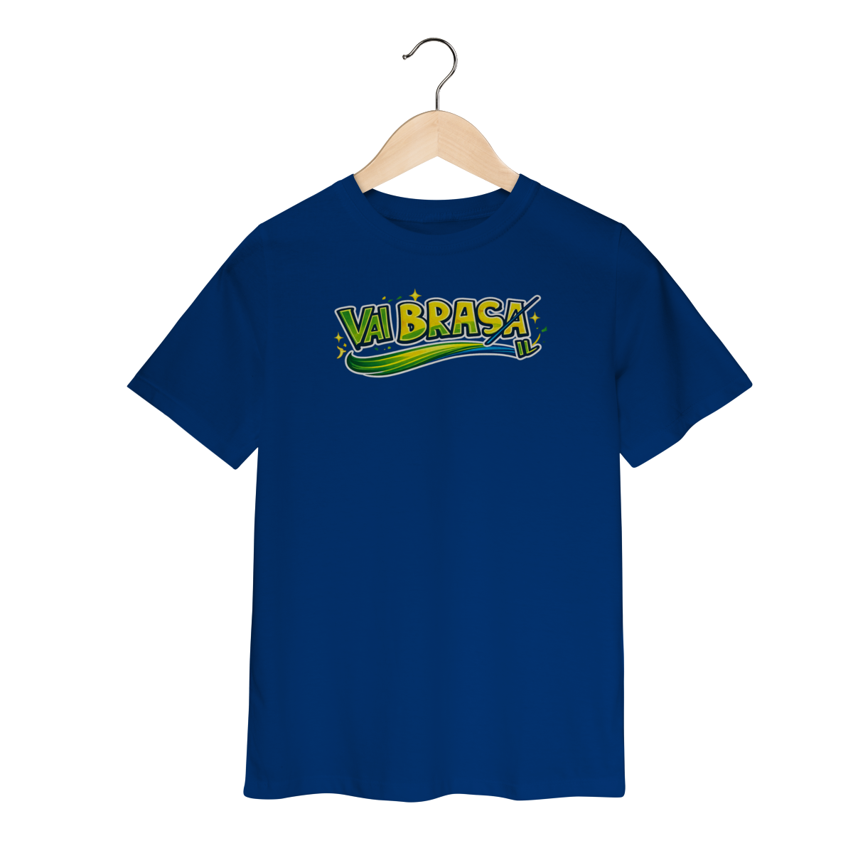 Camiseta Infantil Brasil - Vai Brasa