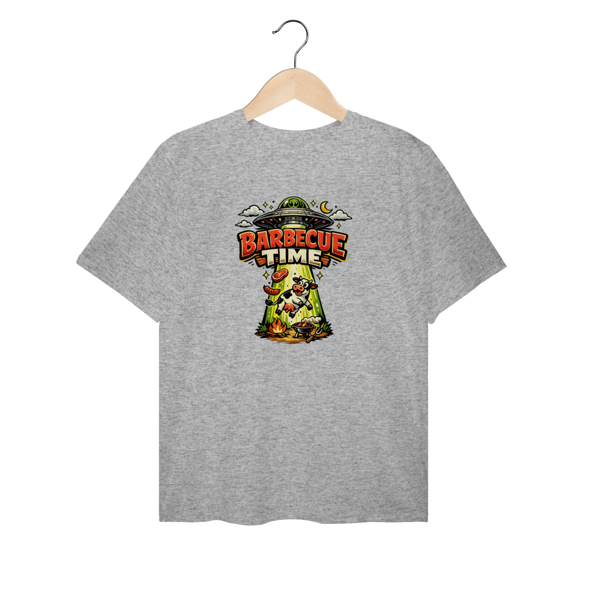 Camiseta Plus Size Ufologia Modelo 4 - Barbecue Time