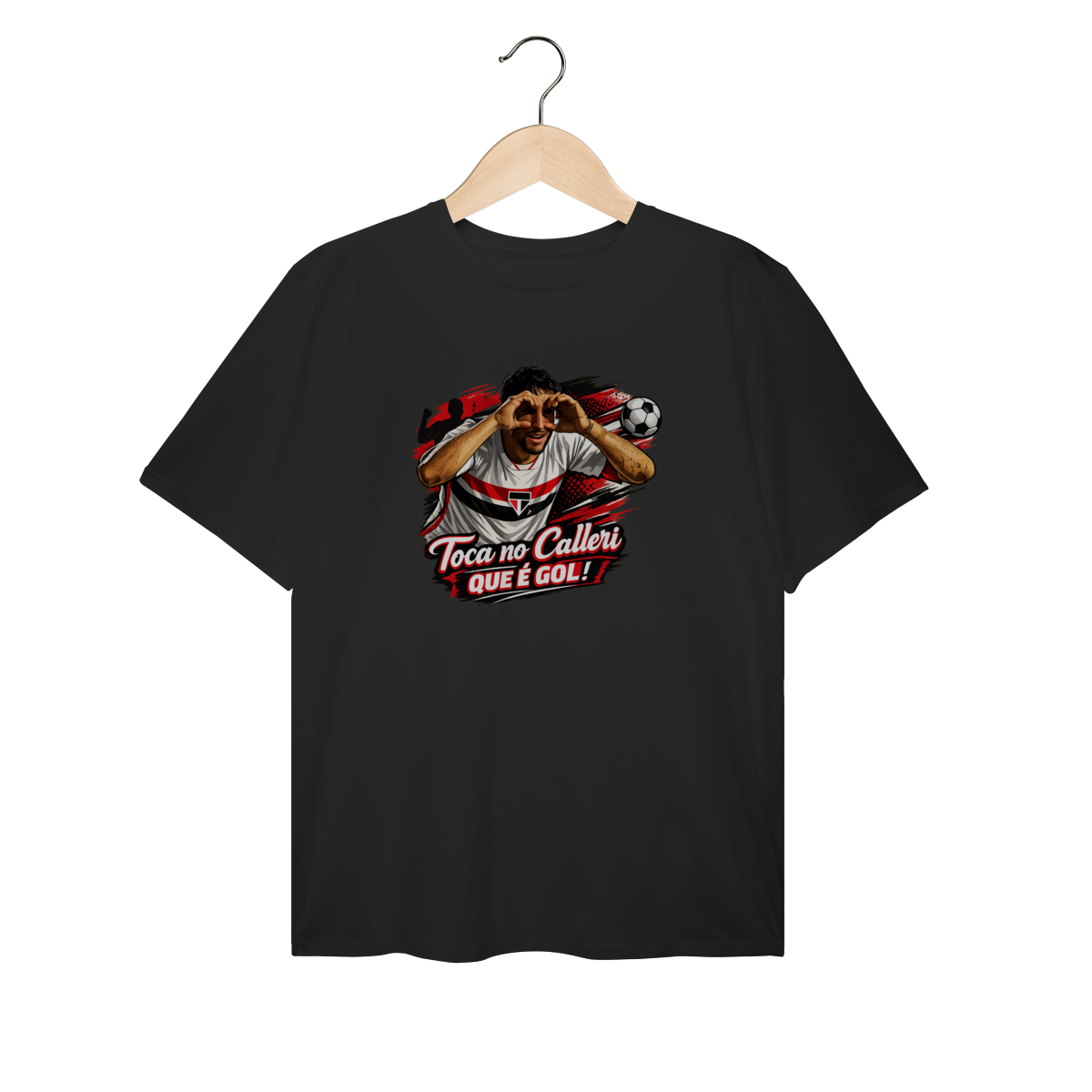 Camiseta Plus Size Toca no Calleri Que É Gol