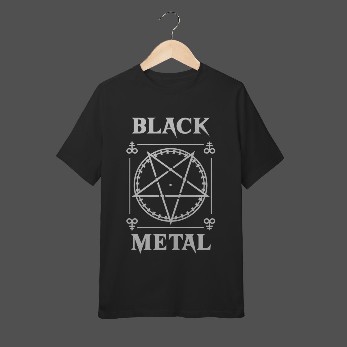 Camiseta Infantil (10 a 14) | Black Metal