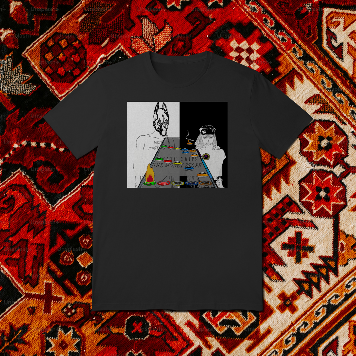 Camiseta Money Store - Death grips