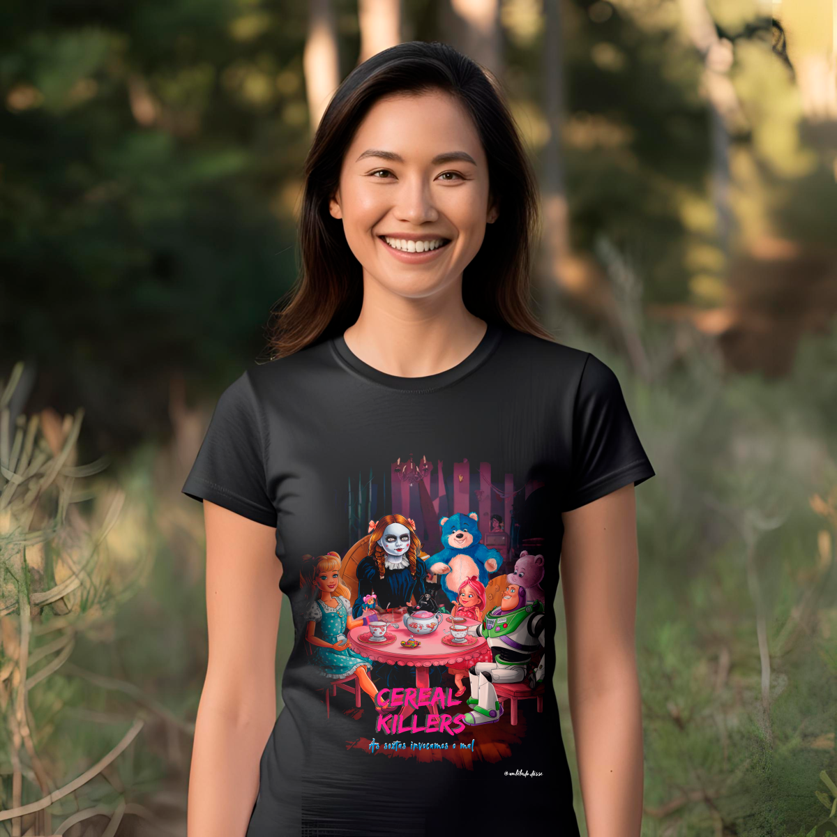 Camiseta Cereal Killers - Às sextas invocamos o mal