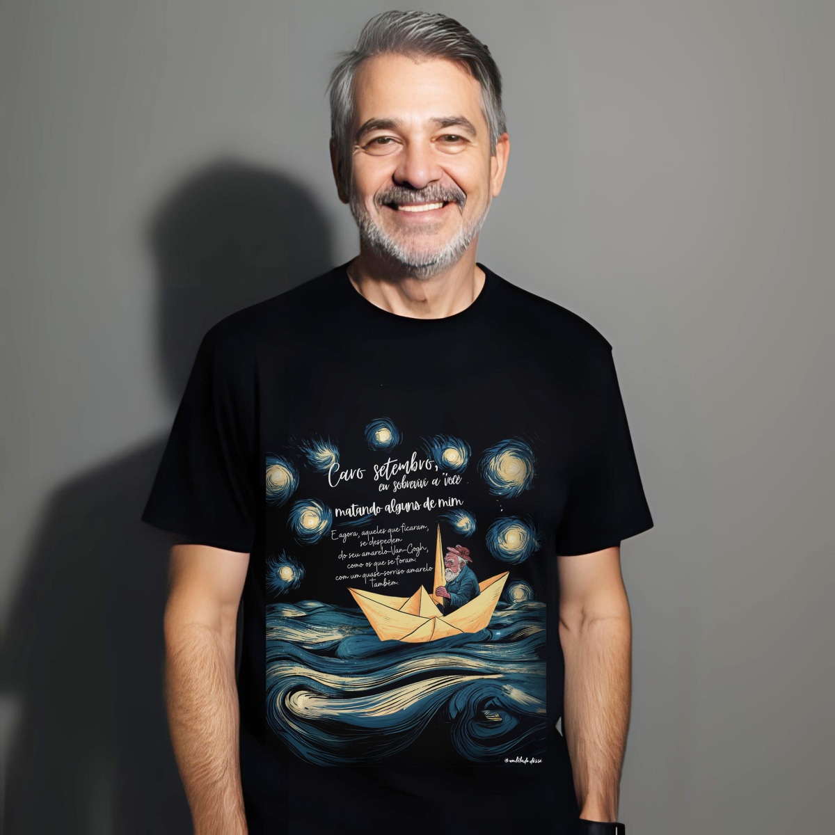 Camiseta Setembro Amarelo-Van-Gogh