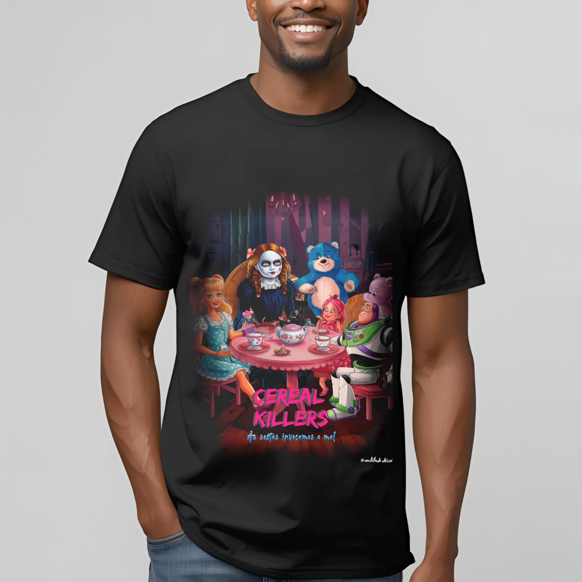 Camiseta Cereal Killers - Às sextas invocamos o mal