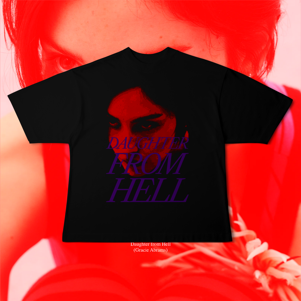 Camiseta Oversized Daughter From Hell