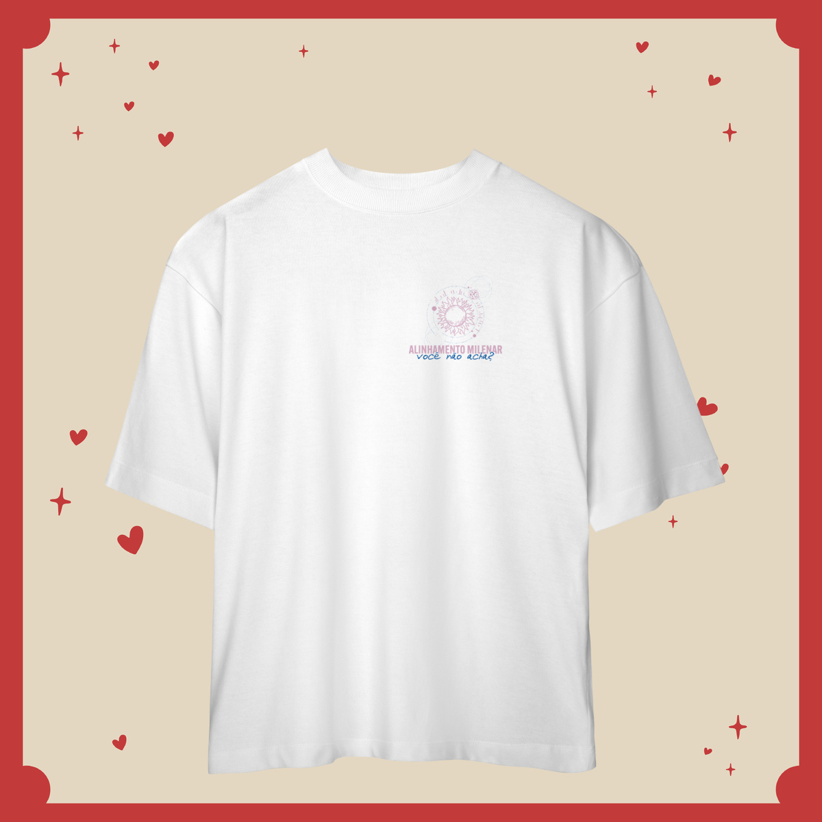 Camiseta Oversized Alinhamento Milenar