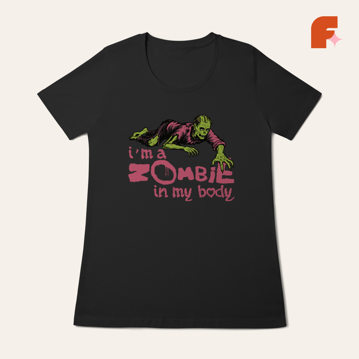 Baby Long Quality Baby Tee Zombie R$89,90 em FUB