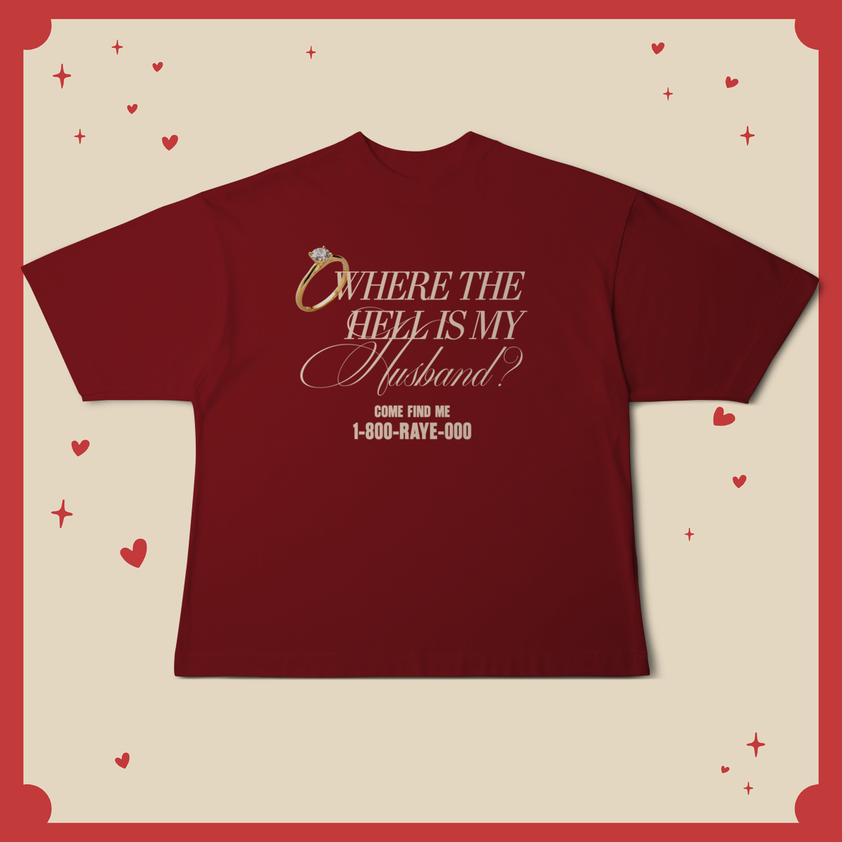 Camiseta Oversized Husband