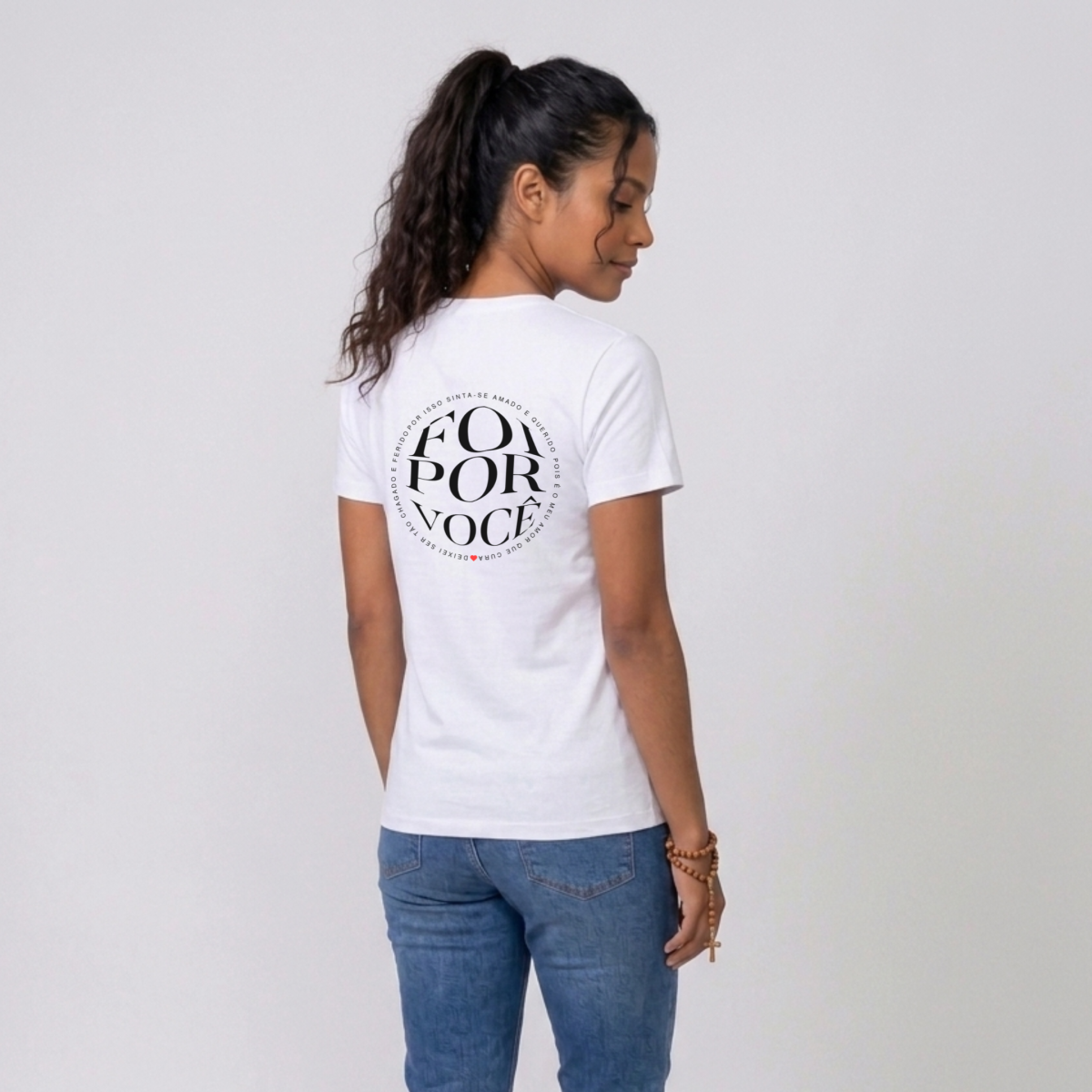 Camiseta Feminina Foi por você