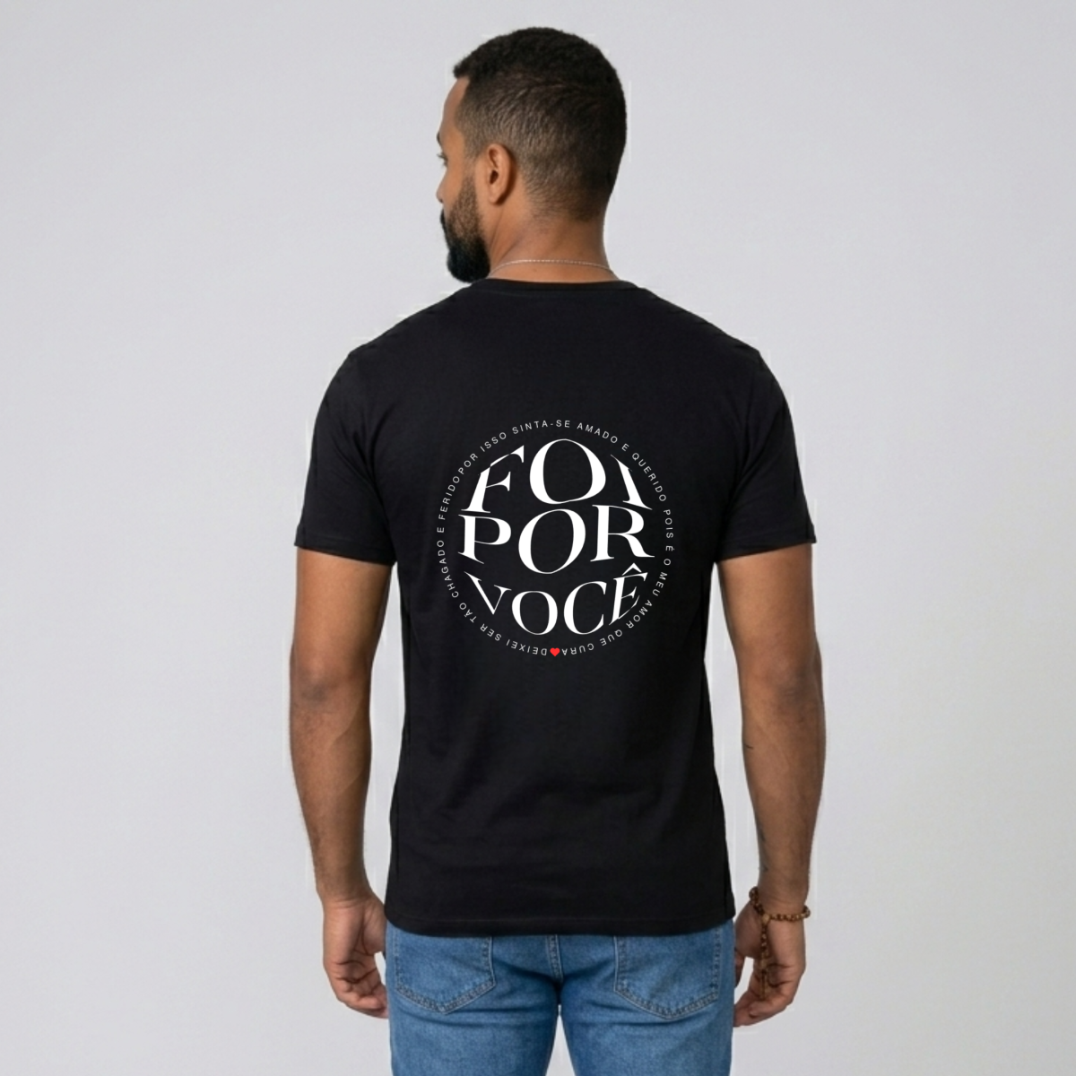 Camiseta Foi por você