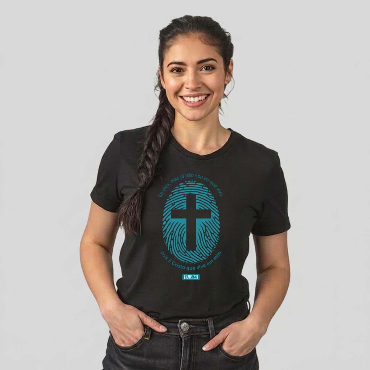 Camiseta Feminina Identidade em Cristo