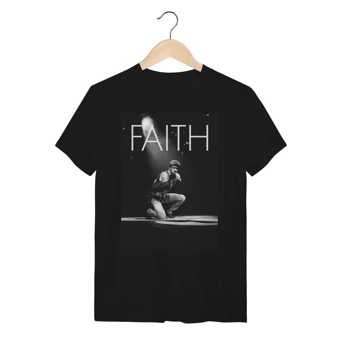 camiseta básica george michael